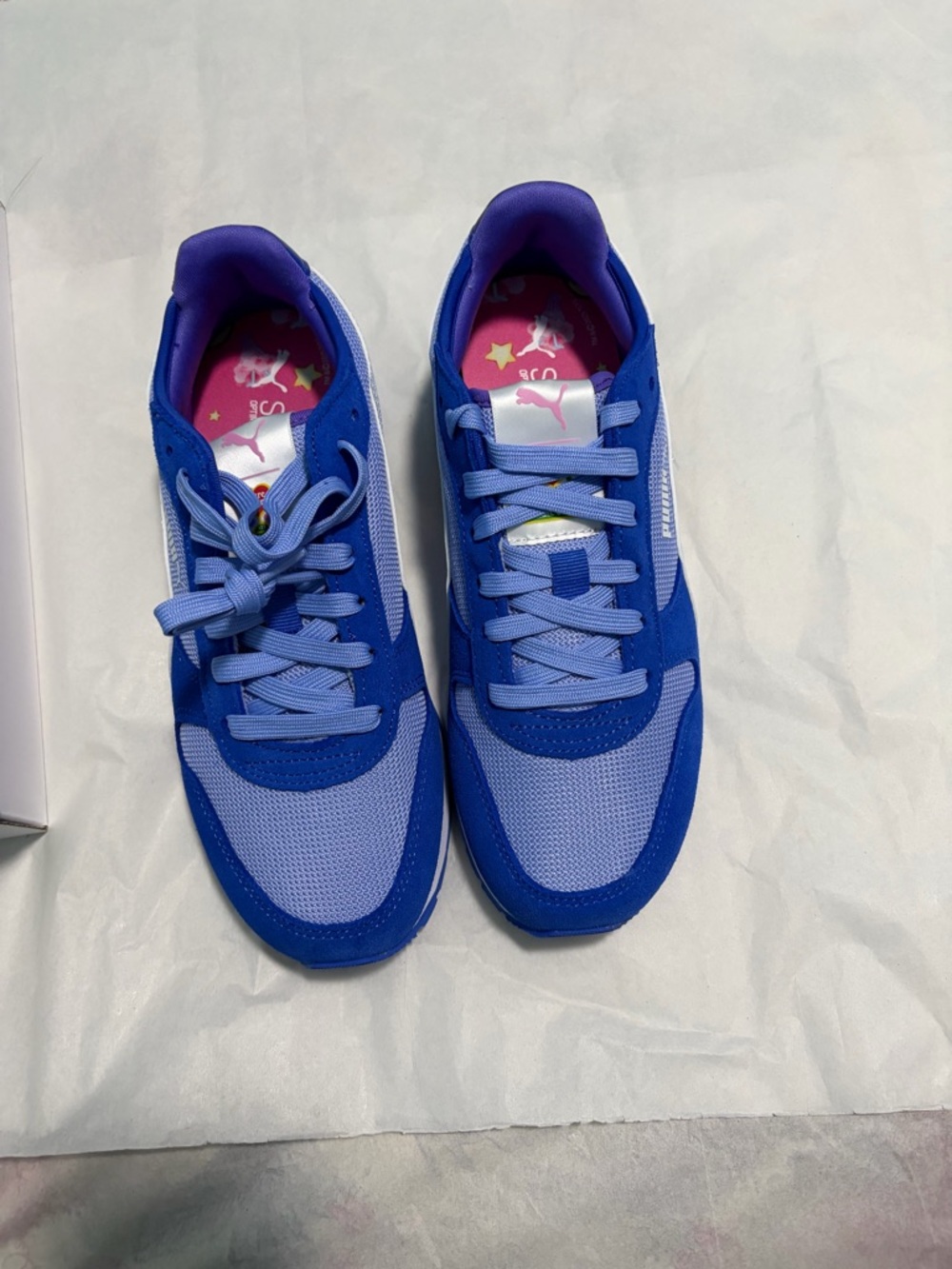 Puma Blue & Lavender Athletic Sneakers